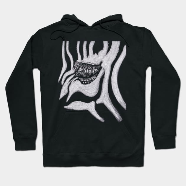 Eye of The Zebra Hoodie by MagsWilliamson